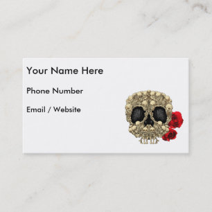 Mini Skeletons Sugar Skull Business Card