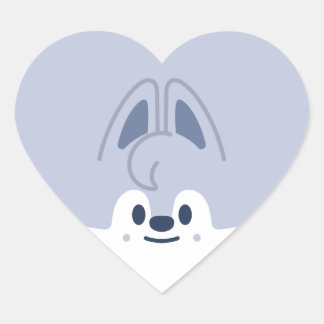MINI SKZOO ★ Wolf Chan Heart Sticker
