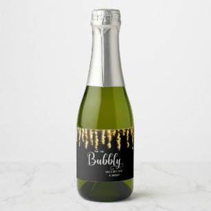 Mini Sparkling Wine Bottle Labels. Sparkling Wine  Label