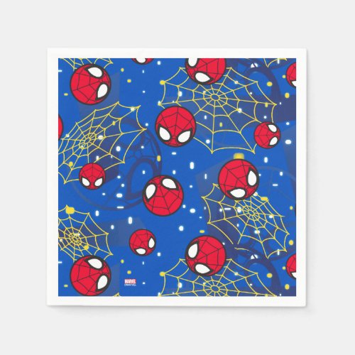 Mini Spider_Man and Web Pattern Napkins