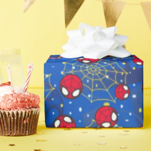 Mini Spider_Man and Web Pattern Wrapping Paper