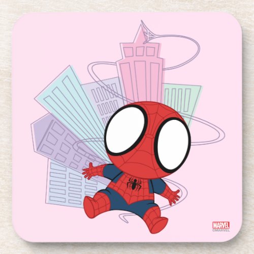 Mini Spider_Man  City Graphic Beverage Coaster