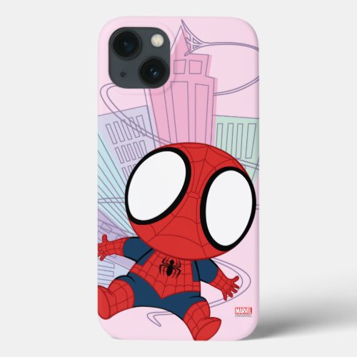 Mini Spider_Man  City Graphic iPhone 13 Case