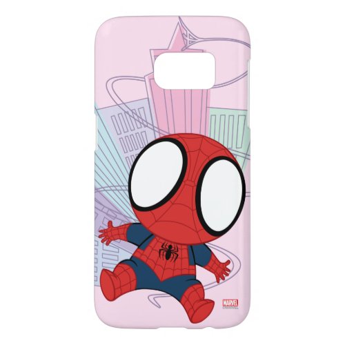Mini Spider_Man  City Graphic Samsung Galaxy S7 Case