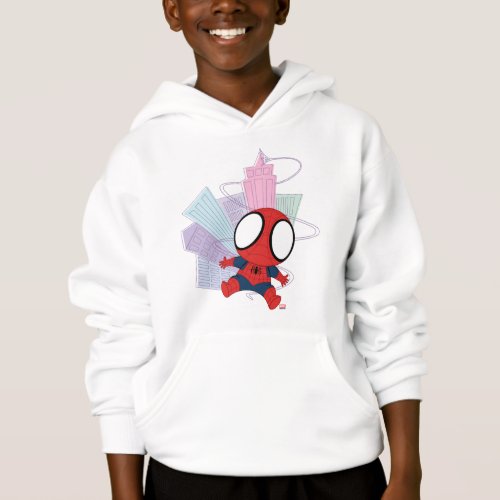 Mini Spider_Man  City Graphic Hoodie