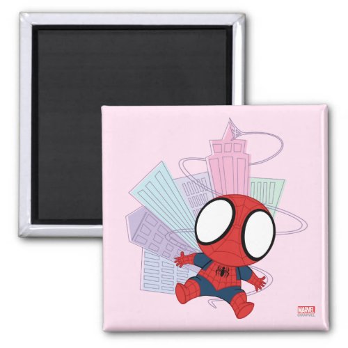 Mini Spider_Man  City Graphic Magnet