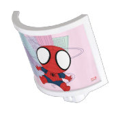 Mini Spider-Man & City Graphic Night Light (Angled)