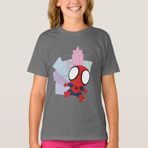 Mini Spider_Man  City Graphic T_Shirt