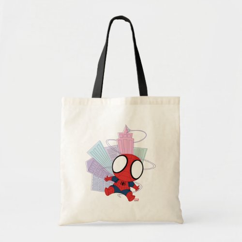 Mini Spider_Man  City Graphic Tote Bag