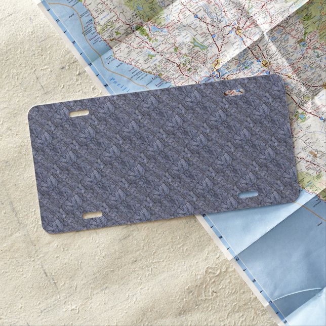 Mini Stone Tiles by Kenneth Yoncich License Plate (In Situ)