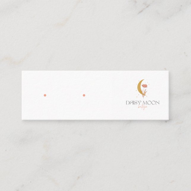 Mini Stud Card with holes (Front)