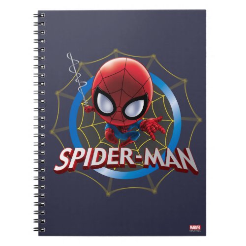 Mini Stylized Spider_Man in Web Notebook