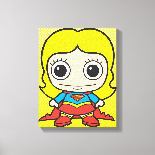 Mini Supergirl Canvas Print (Front)
