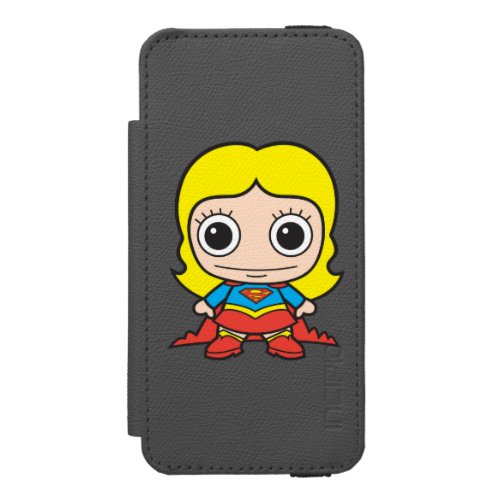 Mini Supergirl Wallet Case For iPhone SE55s