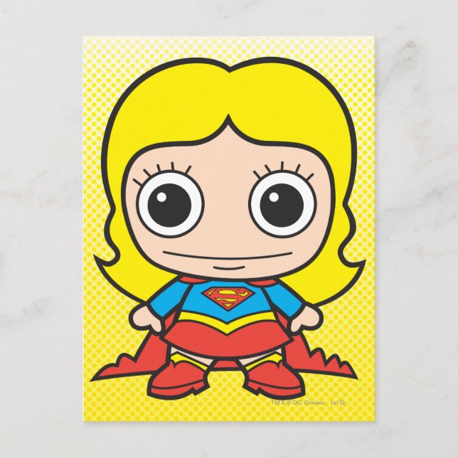Mini Supergirl Postcard (Front)
