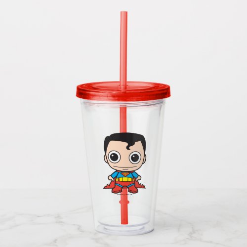 Mini Superman Acrylic Tumbler