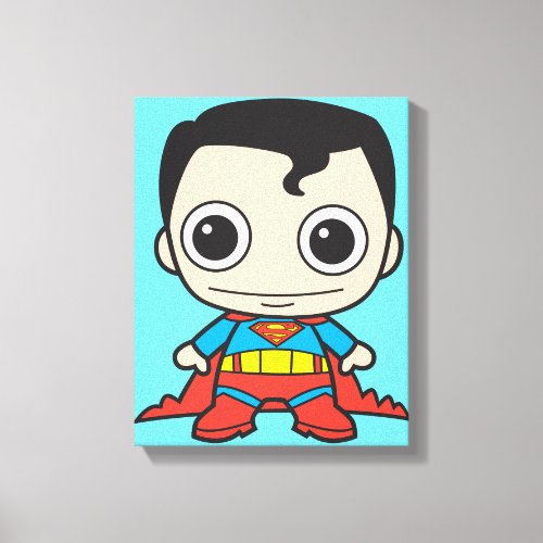 Mini Superman Canvas Print