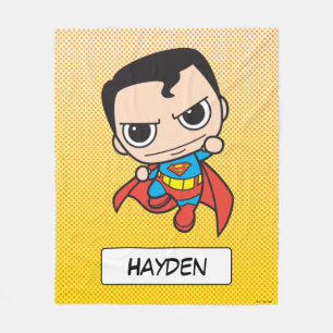 Mini Superman Flying Fleece Blanket