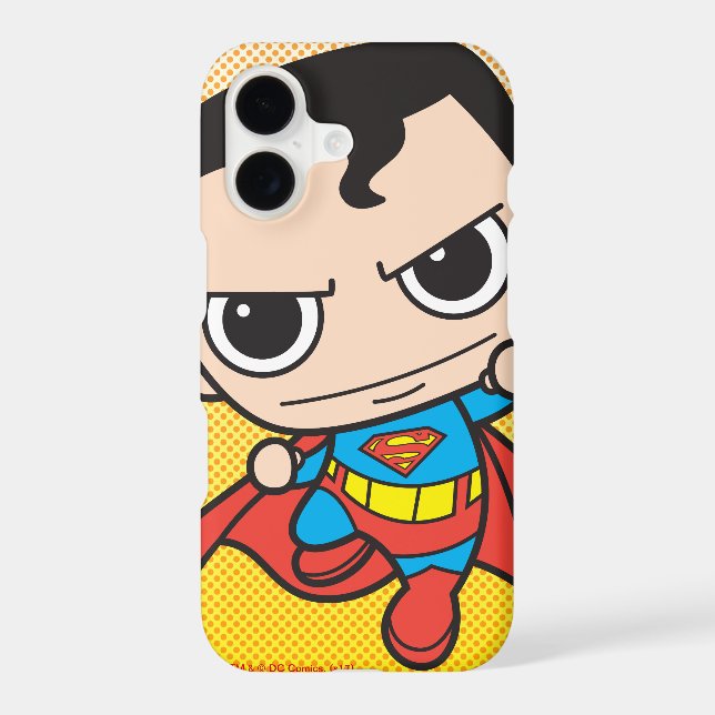 Mini Superman Flying Iphone Case (Back)