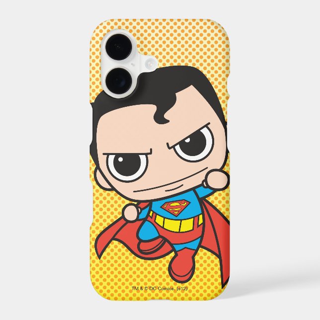 Mini Superman Flying Iphone Case (Back)