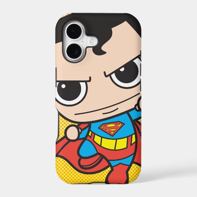 Mini Superman Flying Iphone Case (Back)