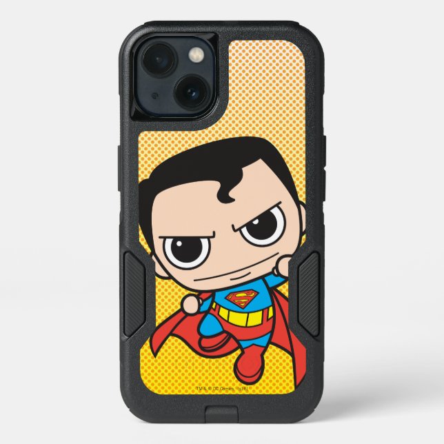 Mini Superman Flying Otterbox iPhone Case (Back)