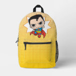 Mini Superman Flying Printed Backpack
