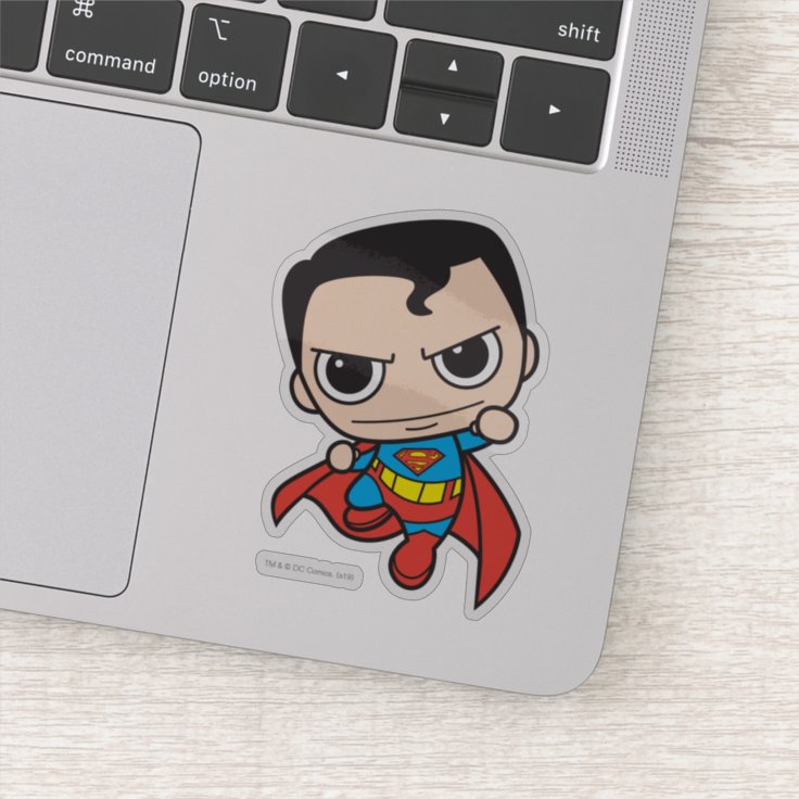 Mini Superman Flying Sticker | Zazzle