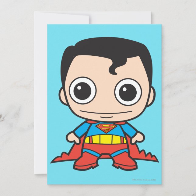 Mini Superman Invitation (Front)