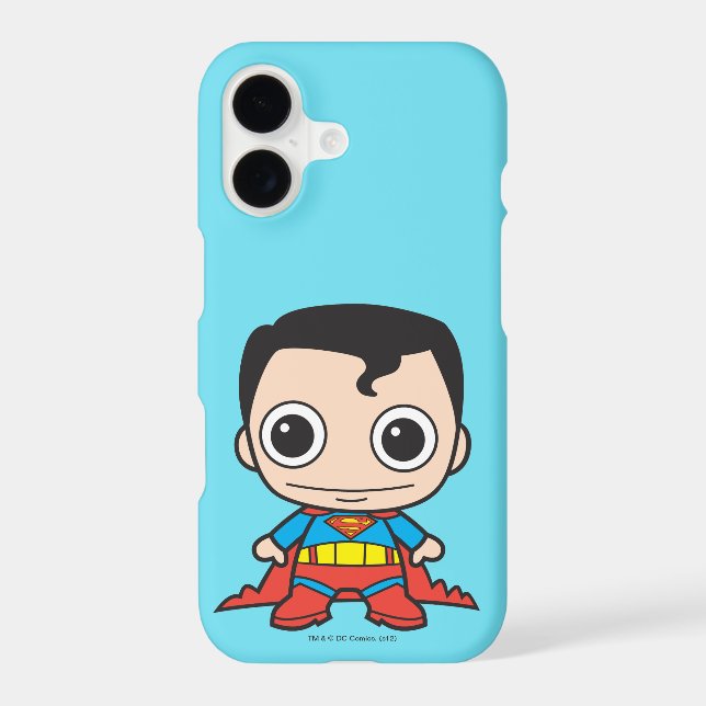 Mini Superman Iphone Case (Back)