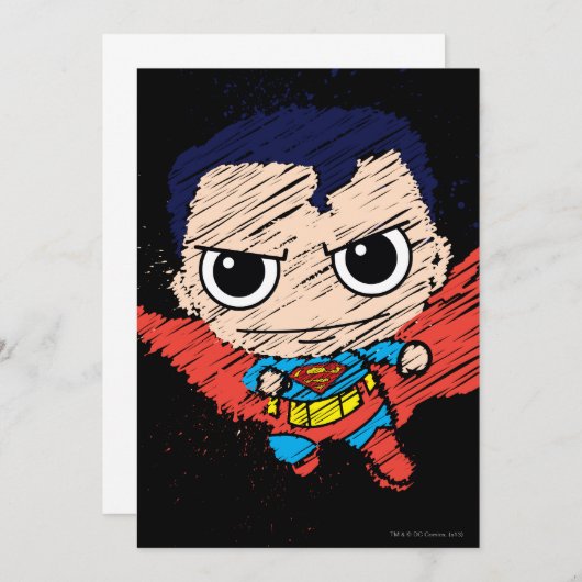 Mini Superman Sketch (Front/Back)