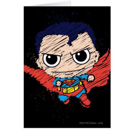 Mini Superman Sketch Cards (Front)