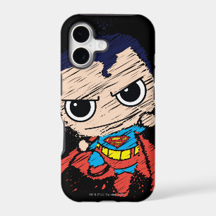 Mini Superman Sketch - Flying iPhone 17 Case