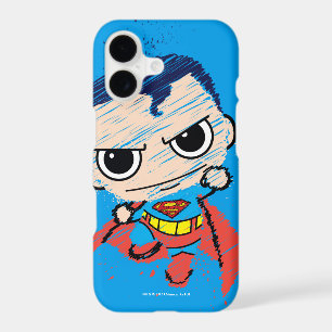 Mini Superman Sketch - Flying iPhone 17 Case