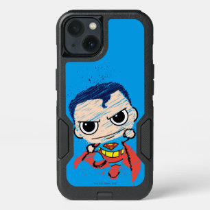 Mini Superman Sketch - Flying iPhone 13 Case