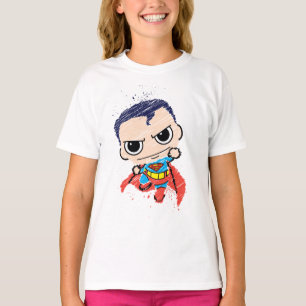 Mini Superman Sketch - Flying T-Shirt