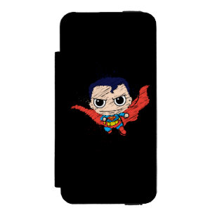 Mini Superman Sketch Wallet Case For iPhone SE/5/5s