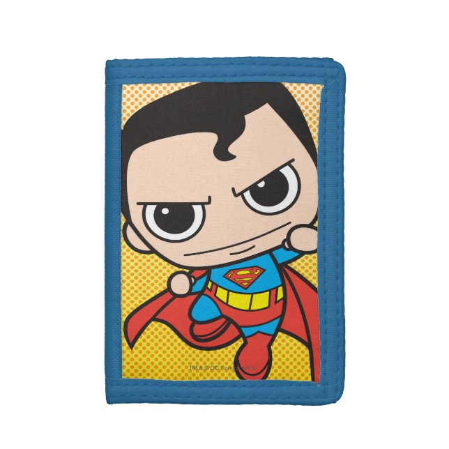 Mini Superman Tri-fold Wallet (Front Vertical)