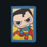 Mini Superman Trifold Wallet<br><div class="desc">Japanese Toy Chibi Justice League</div>