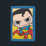 Mini Superman Trifold Wallet<br><div class="desc">Japanese Toy Chibi Justice League</div>
