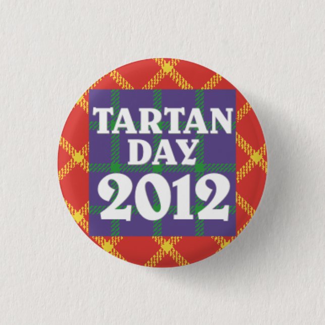 Mini Tartan Day 2012 Button (Front)