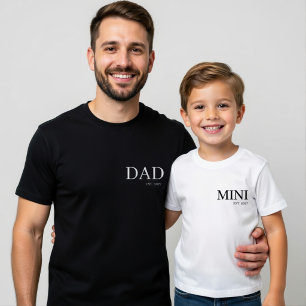 Mini Toddler T-Shirt   Matching Dad and Me Outfit 
