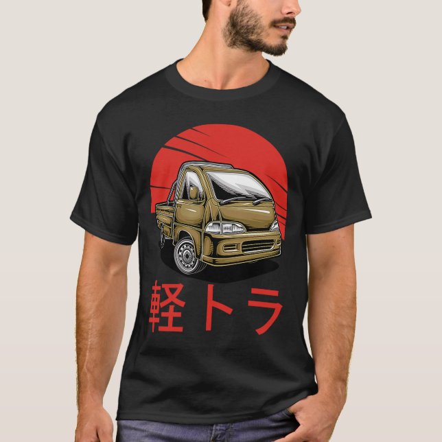 Mini Truck Kei Car Japan Cab Over Compact 4wd Off  T-Shirt (Front)