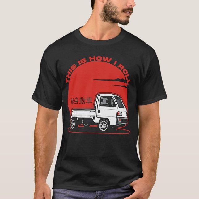 Mini Truck Kei Car Japan Cab Over Compact 4wd Off  T-Shirt (Front)