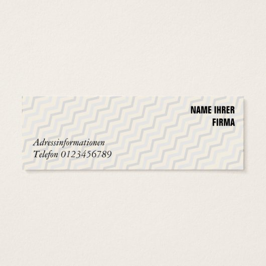 Mini visiting cards (Back)