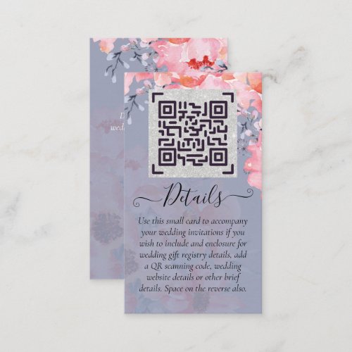 MINI Wedding Details BUDGET MODERN Business Card
