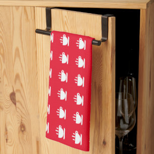 Mini White Cup Of Java Repeat Kitchen Towel