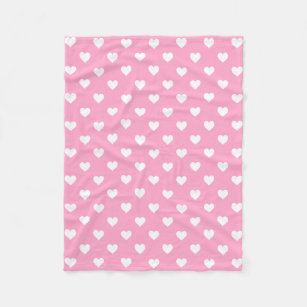 pink heart blanket