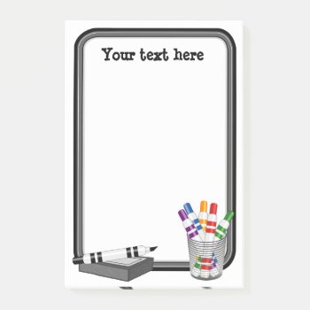 Mini Whiteboard  Post-it Notes by pomegranate_gallery at Zazzle