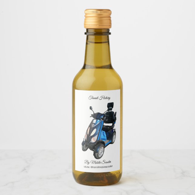 Mini Wine Bottle Labels 10pk (Front)